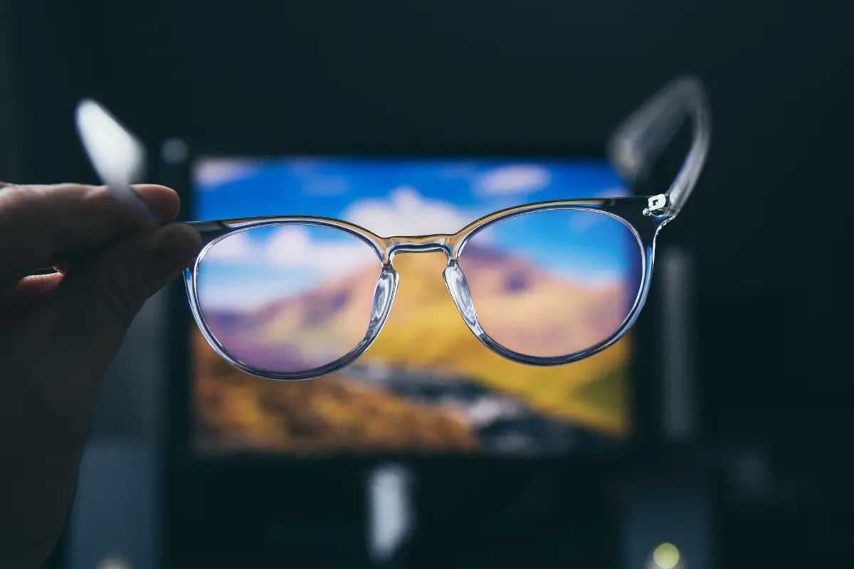 Briller som beskytter mod skærmlys